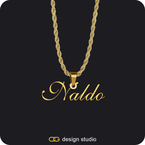 The Essential Name Necklace: Looped