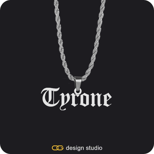 The Essential Name Necklace: Looped