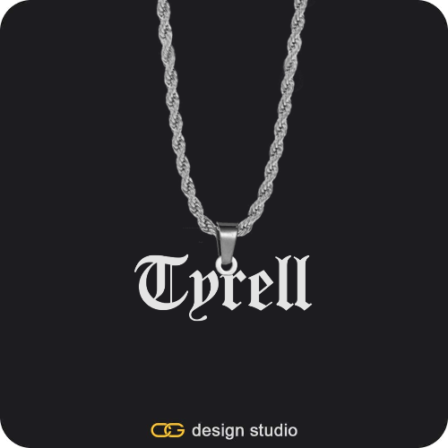 The Essential Name Necklace: Looped