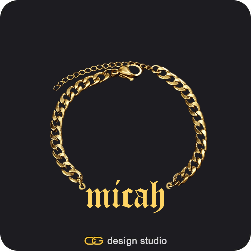 The Mens Name Bracelet