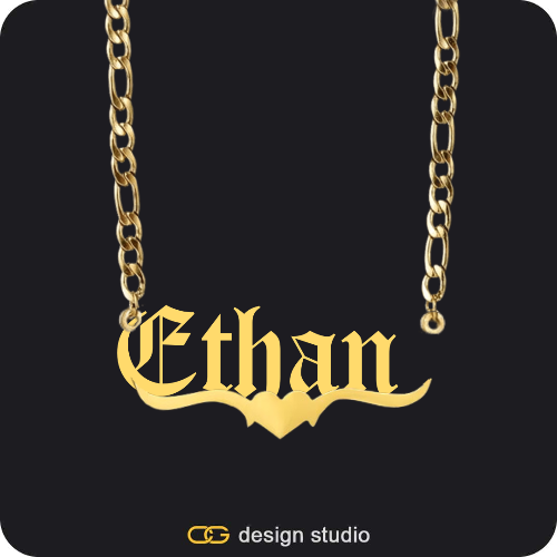 The Essential Name Necklace: Underline