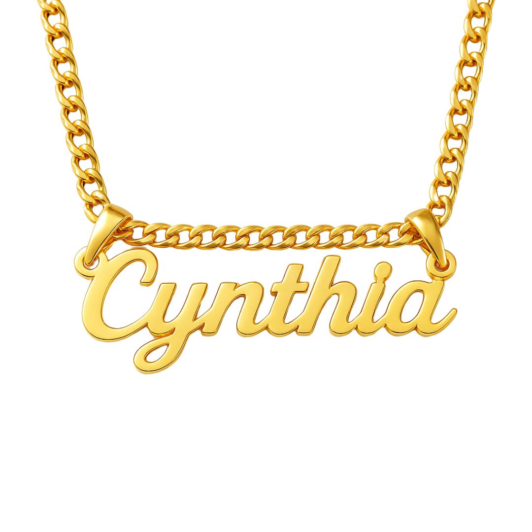 The Bold - Collar con nombre y colgante