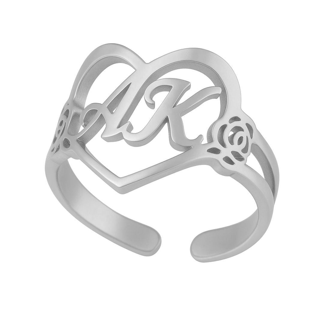 The Heartfelt Initial Ring