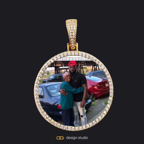 Gold / Circle (3 cm)