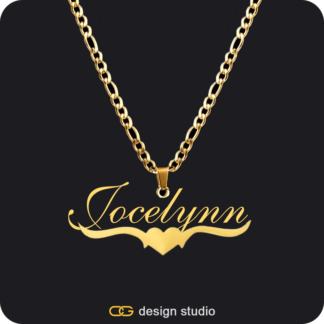 The Essential Name Necklace: Underline,Item Personalization,The Essential Name Necklace: Glitter