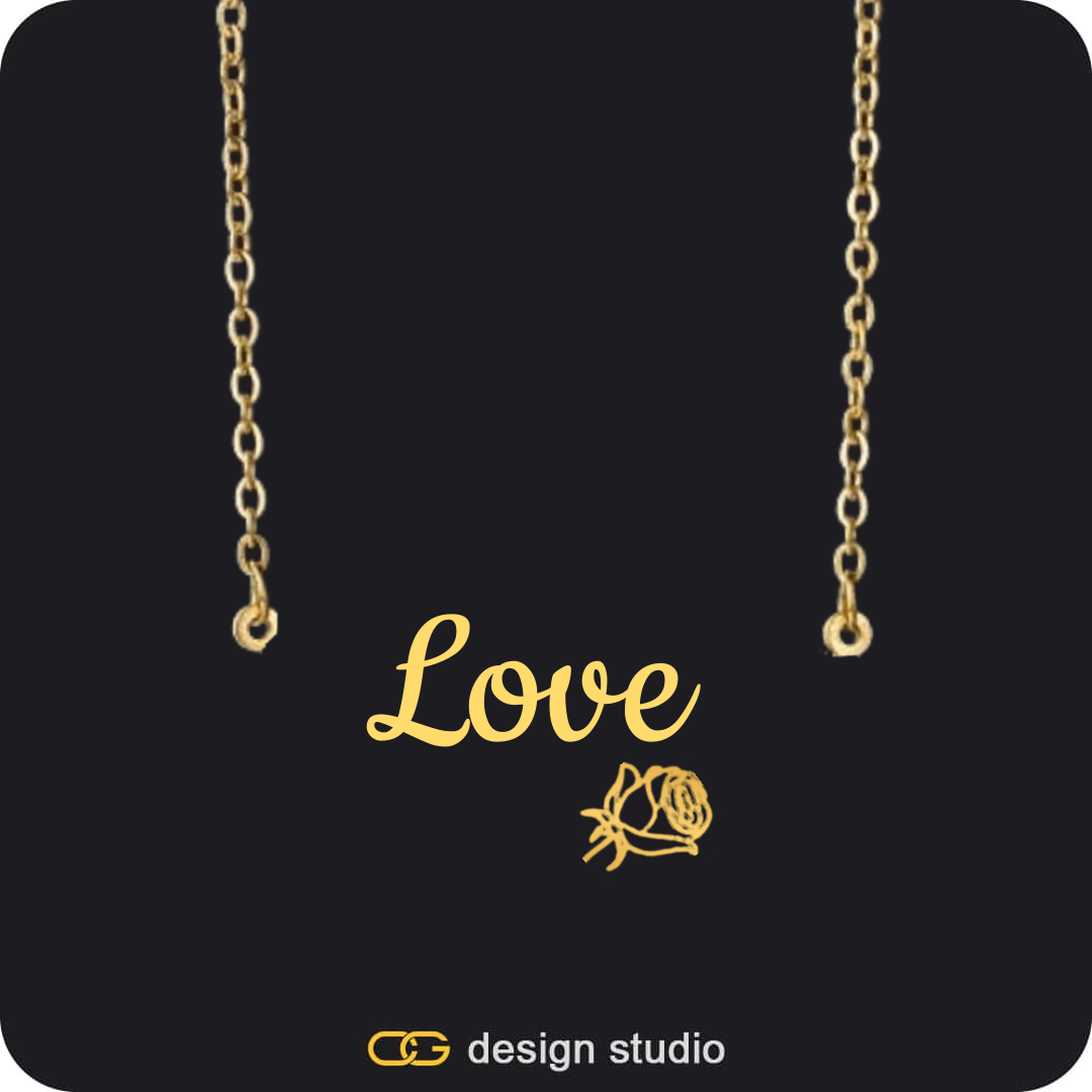 The Essential Name Necklace: Charm
