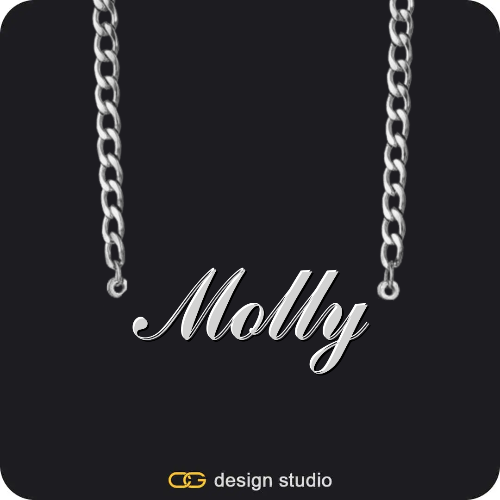 Arial Letter - D / Gold,The Essential Name Necklace,Chain Upgrade - 4mm Curb