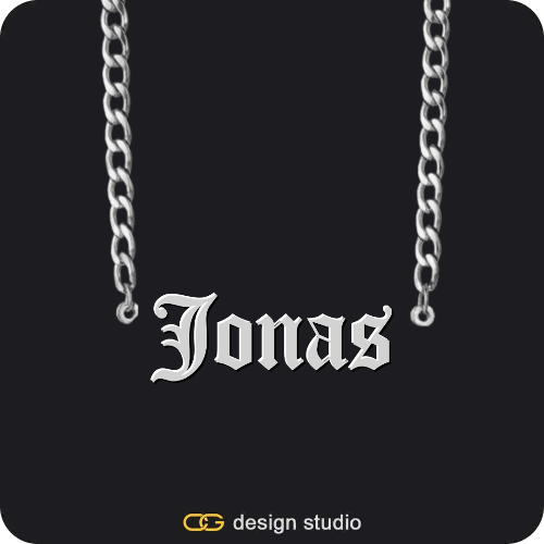 Drip Letter - A / Gold,The Essential Name Necklace,Chain Upgrade - 4mm Curb