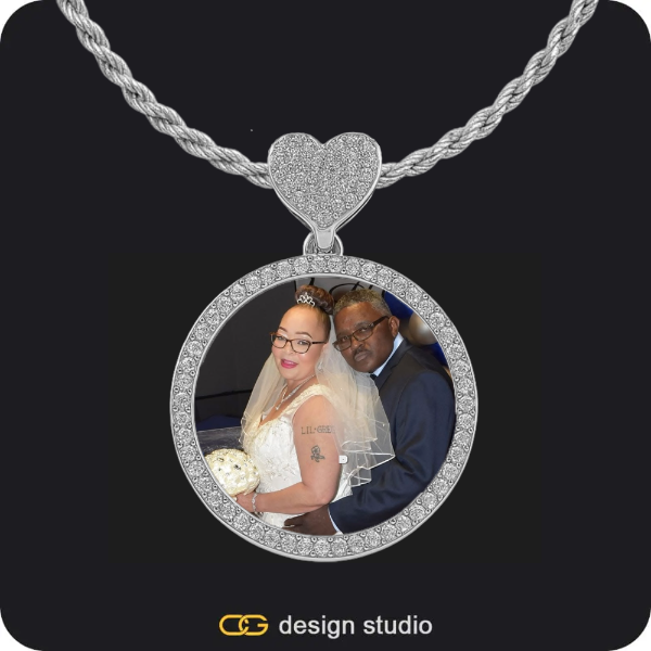 Custom Photo Pendant,Custom Photo Pendant,Custom Charm-Top Photo Pendant