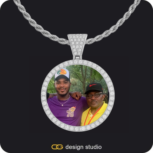 Custom Photo Pendant,Custom Photo Pendant,Custom Charm-Top Photo Pendant