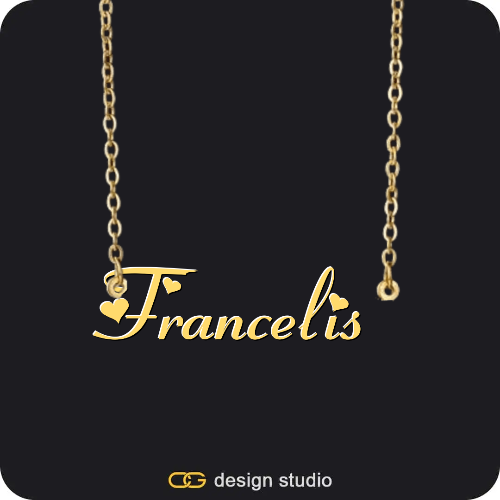 The Essential Name Necklace,Chain Upgrade