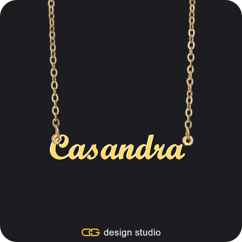 The Essential Name Necklace,Chain Upgrade