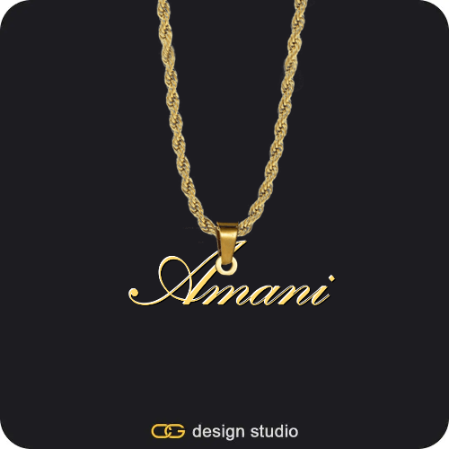 The Essential Name Necklace,Chain Upgrade