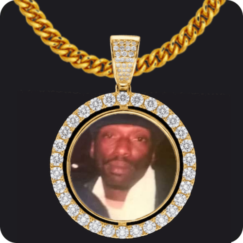 Custom Spinning Photo Pendant,Pendant Upgrade,Chain Upgrade