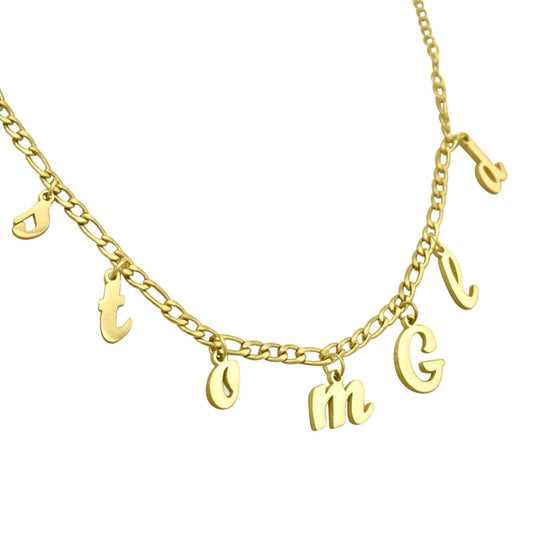 The Falling Name Necklace