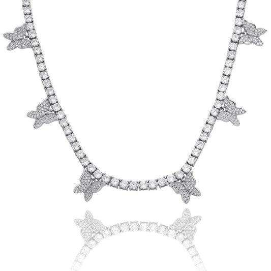 Butterfly tennis chain 4mm is a custom jewelry item with fast reliable shipping