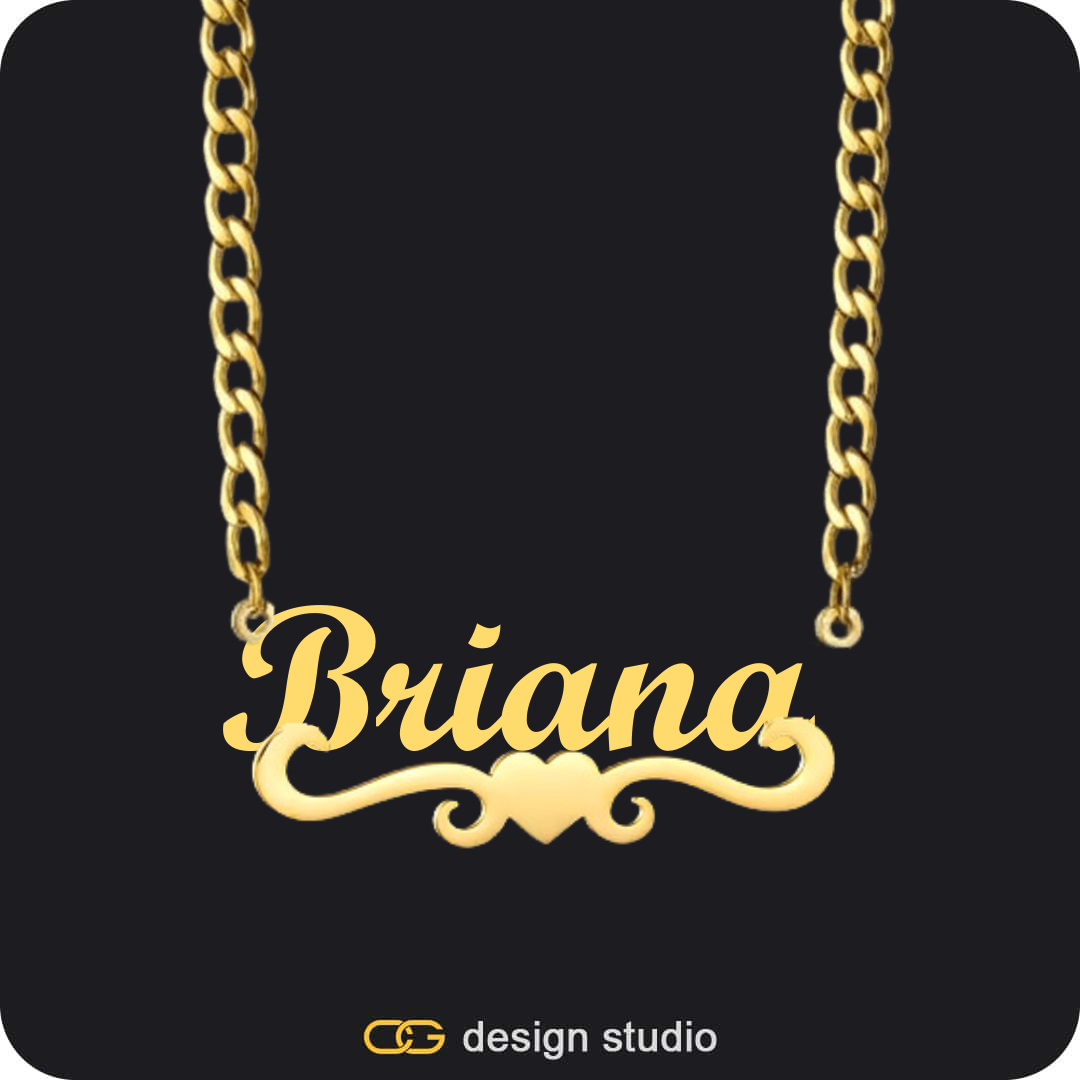 Clover Initial Necklace - H / 16 inch,The Essential Name Necklace: Underline,Item Personalization