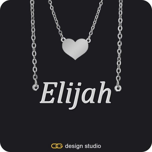 The Essential Name Necklace: Charm,Item Personalization,The Essential Name Necklace,Item Personalization