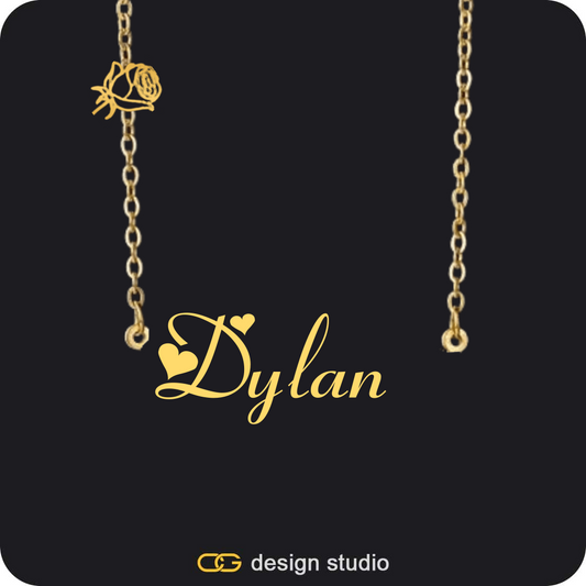 The Essential Name Necklace: Charm