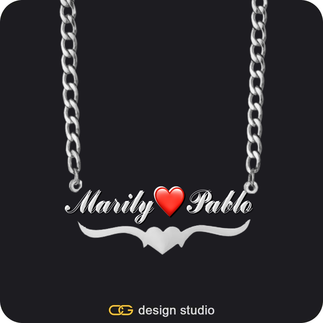 The Essential Name Necklace: Underline,Item Personalization