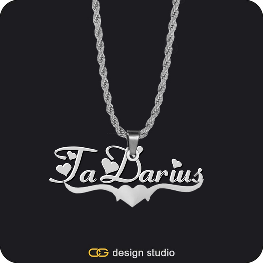 The Essential Name Necklace: Underline,Item Personalization