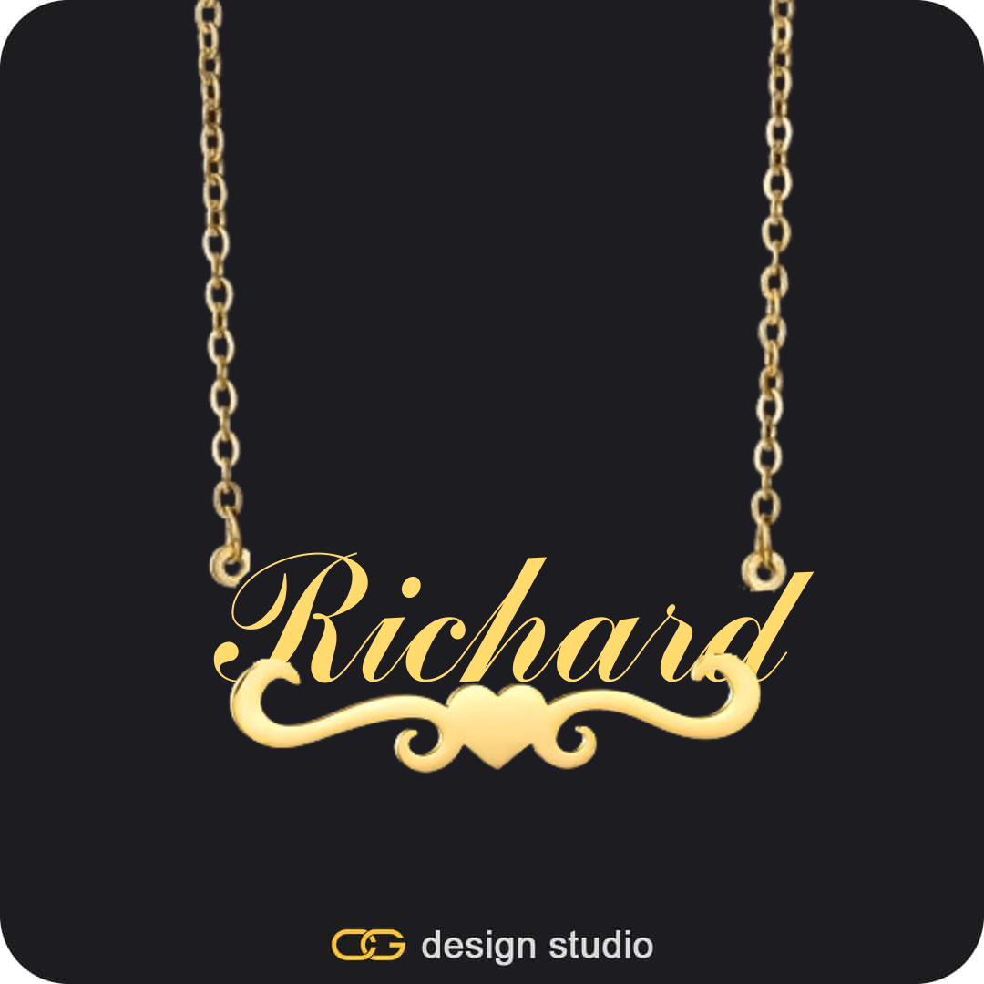 The Essential Name Necklace: Underline