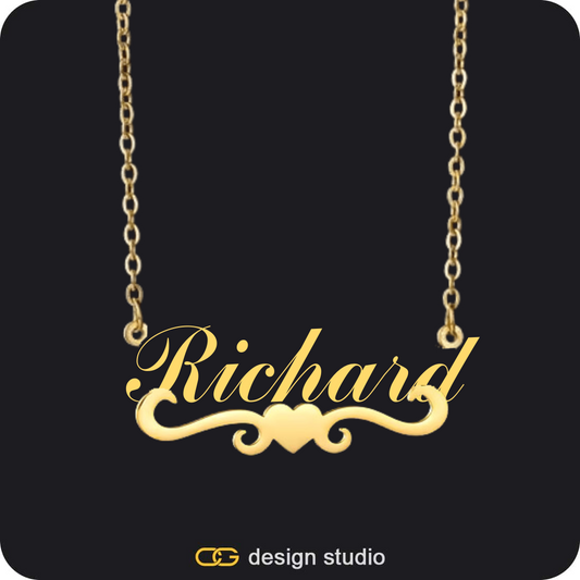 The Essential Name Necklace: Underline