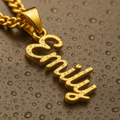 The Vertical Name Necklace