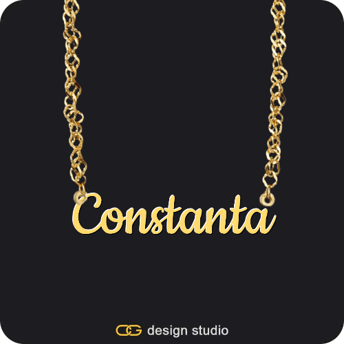 Clover Initial Necklace - J / 18 inch,The Essential Name Necklace,Item Personalization