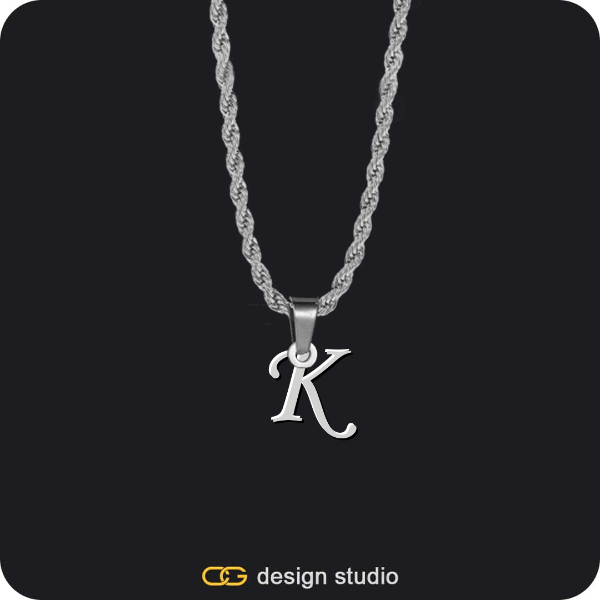 The Essential Name Necklace: Mens