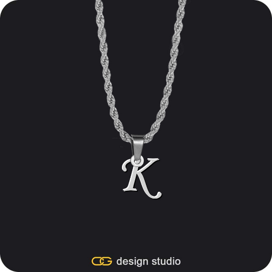 The Essential Name Necklace: Mens