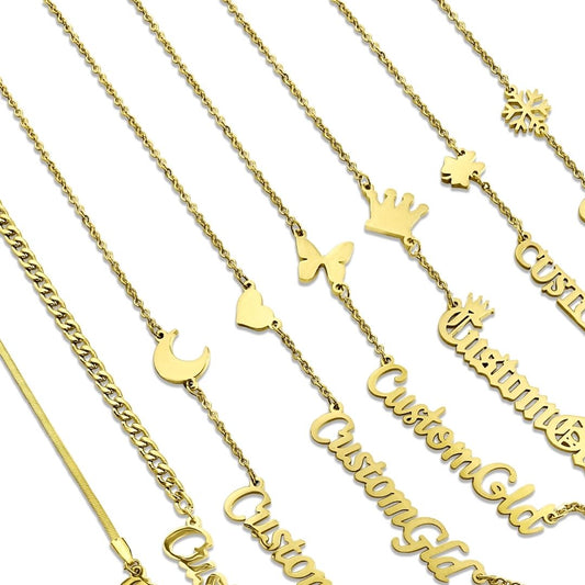 The Essential Name Necklace: Sparkling