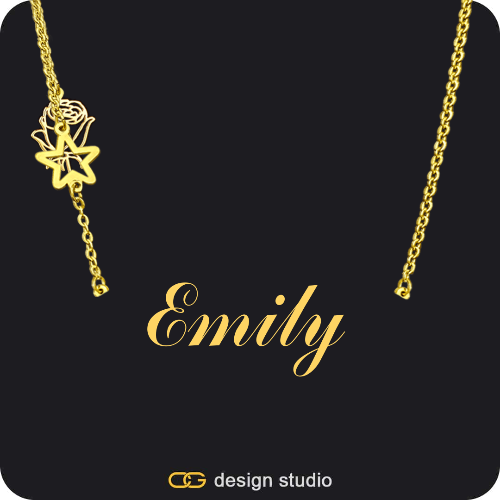 The Essential Charm Name Necklace