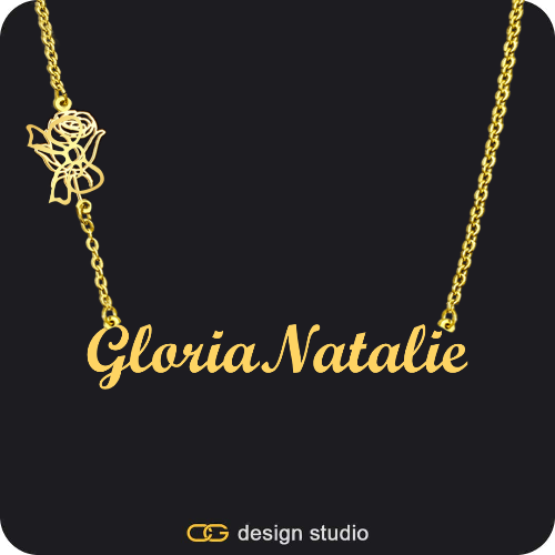 The Essential Charm Name Necklace