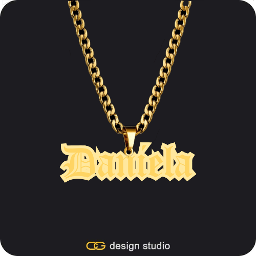 The Spotlight Double Plated Name Necklace