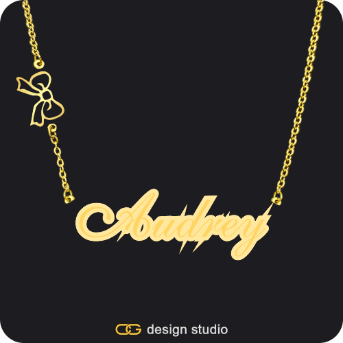 The Spotlight Double Plated Name Necklace