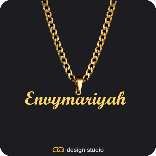 The Essential Name Necklace: Looped