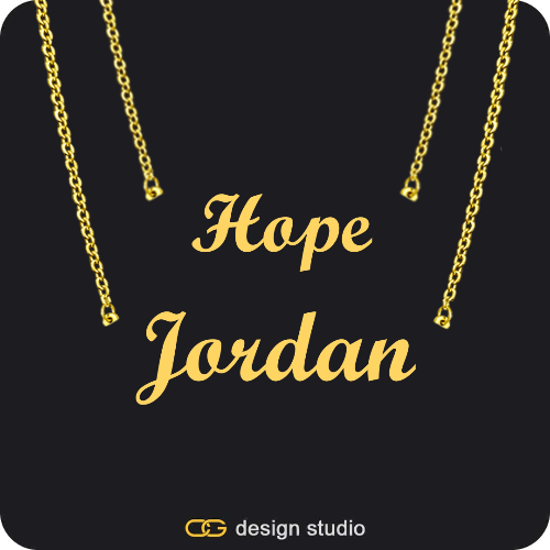 The Essential Double Layer Name Necklace