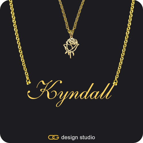 The Essential Double Layer Name Necklace