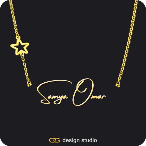 The Premier Script Name Necklace