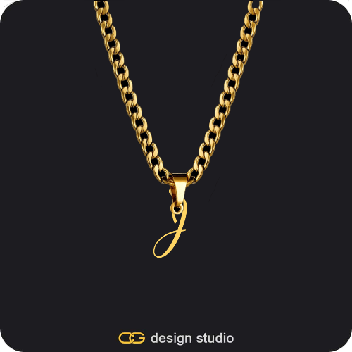 The Essential Name Necklace: Looped