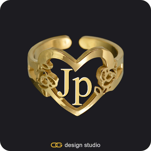 The Initial Heartfelt Ring