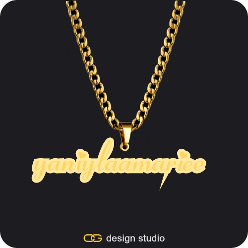 The Spotlight Double Plated Name Necklace