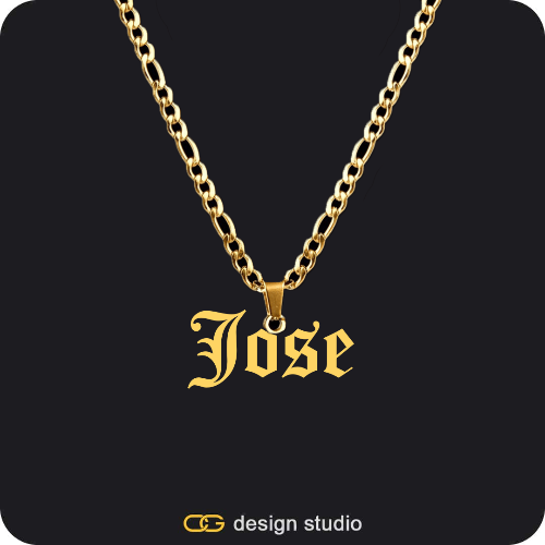 The Essential Name Necklace: Looped