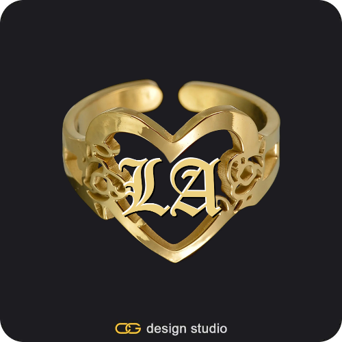 The Initial Heartfelt Ring