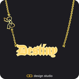 The Spotlight Double Plated Name Necklace