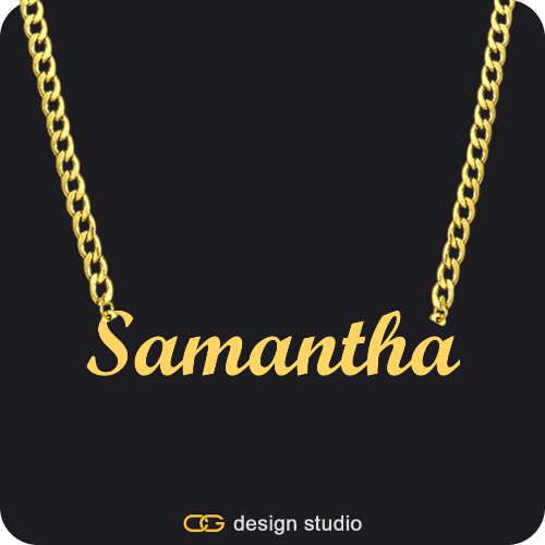 The Essential Name Necklace: Cuban