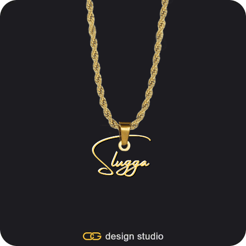 The Premier Script Name Necklace