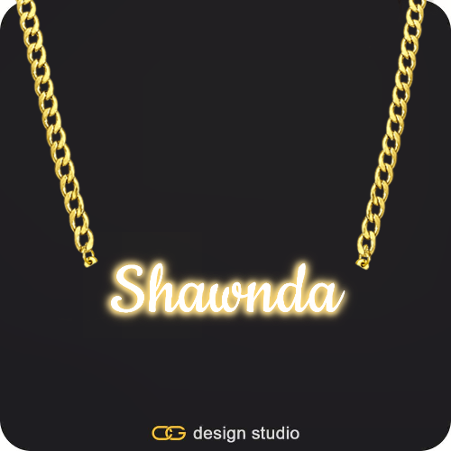 The Essential Name Necklace: Sparkling