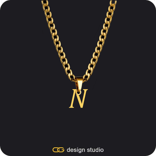 The Essential Name Necklace: Looped